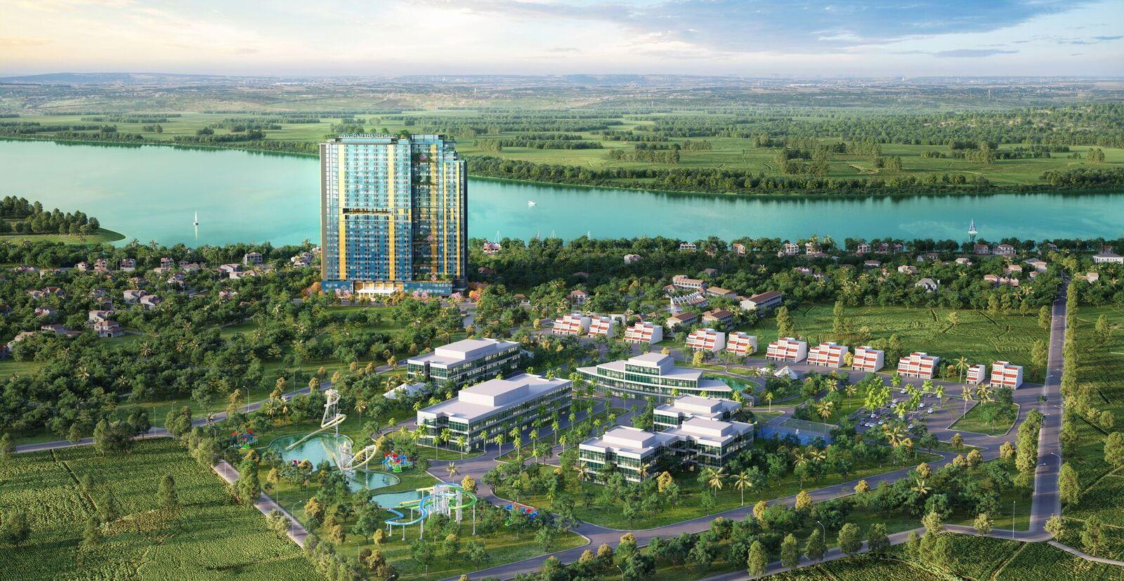 Căn hộ khoáng nóng view sông cực mát Wyndham Thanh Thủy